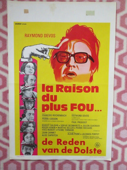 LA RAISON DU PLUS FOU.../ The Right of the Maddest BELGIUM (21.5"x14.5") POSTER Movie posters