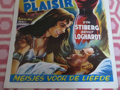 LA RANCON DU PLAISIR/ Unmarried Mothers BELGIUM (21"x 14")POSTER EVA STIBERG '53 - Rendezvous Cinema