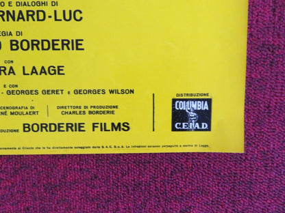 LA RAPINA DI MONTPARNASSE - C ITALIAN FOTOBUSTA POSTER FERNANDEL B. LAAGE 1964 Rendezvous Cinema Movie posters