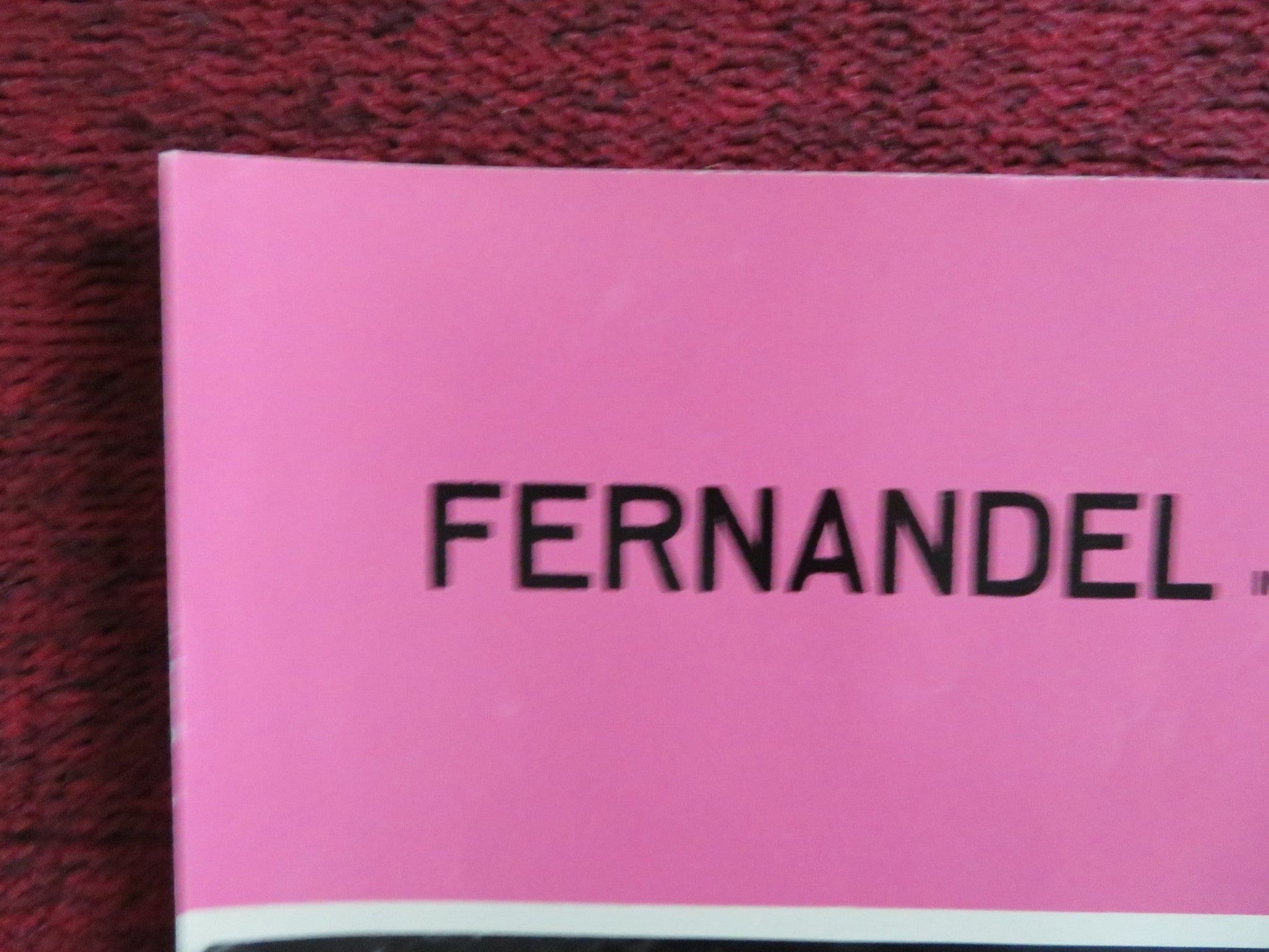 LA RAPINA DI MONTPARNASSE - D ITALIAN FOTOBUSTA POSTER FERNANDEL B. LAAGE 1964 Rendezvous Cinema Movie posters