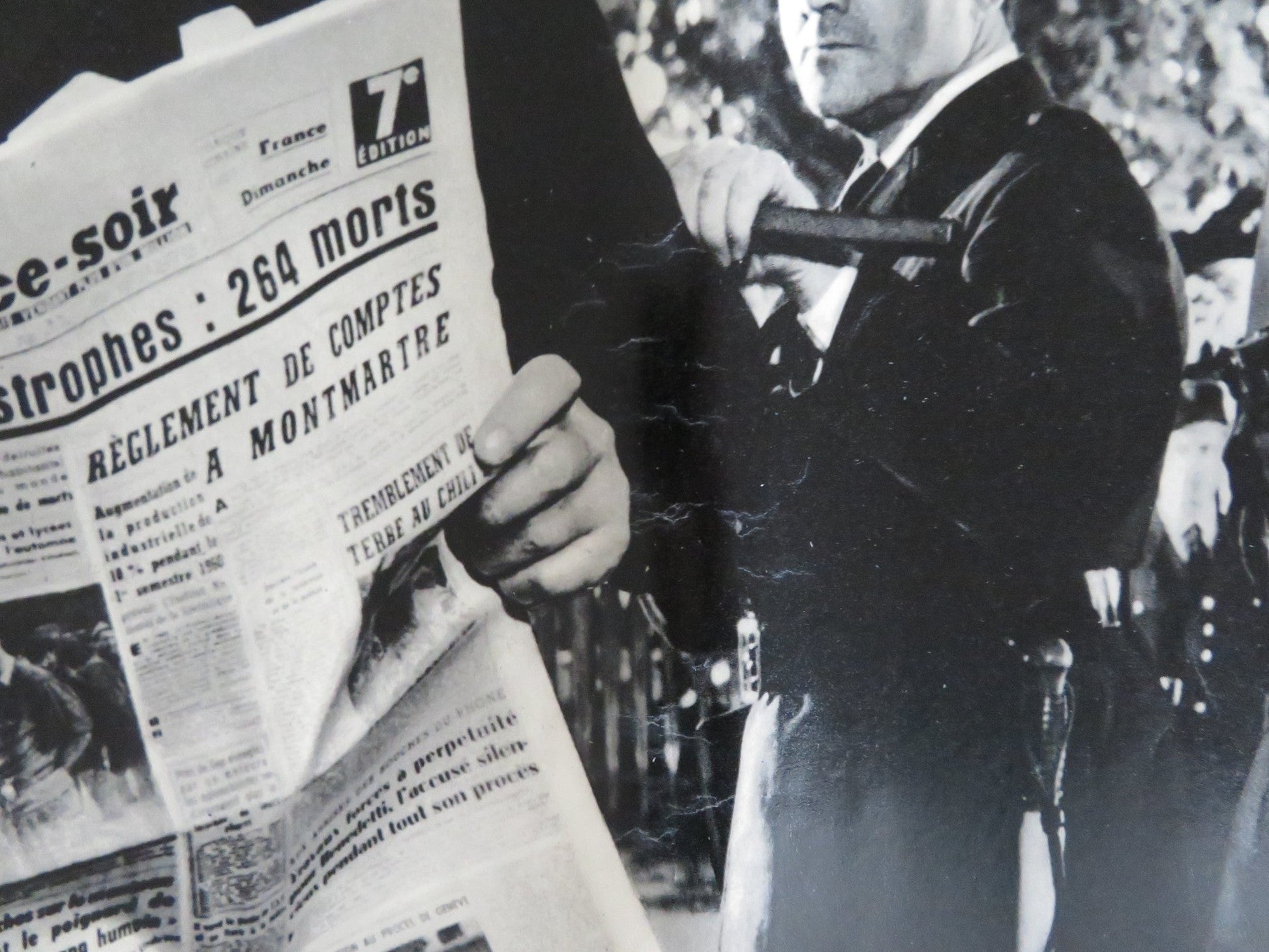 LA RAPINA DI MONTPARNASSE - D ITALIAN FOTOBUSTA POSTER FERNANDEL B. LAAGE 1964 Rendezvous Cinema Movie posters