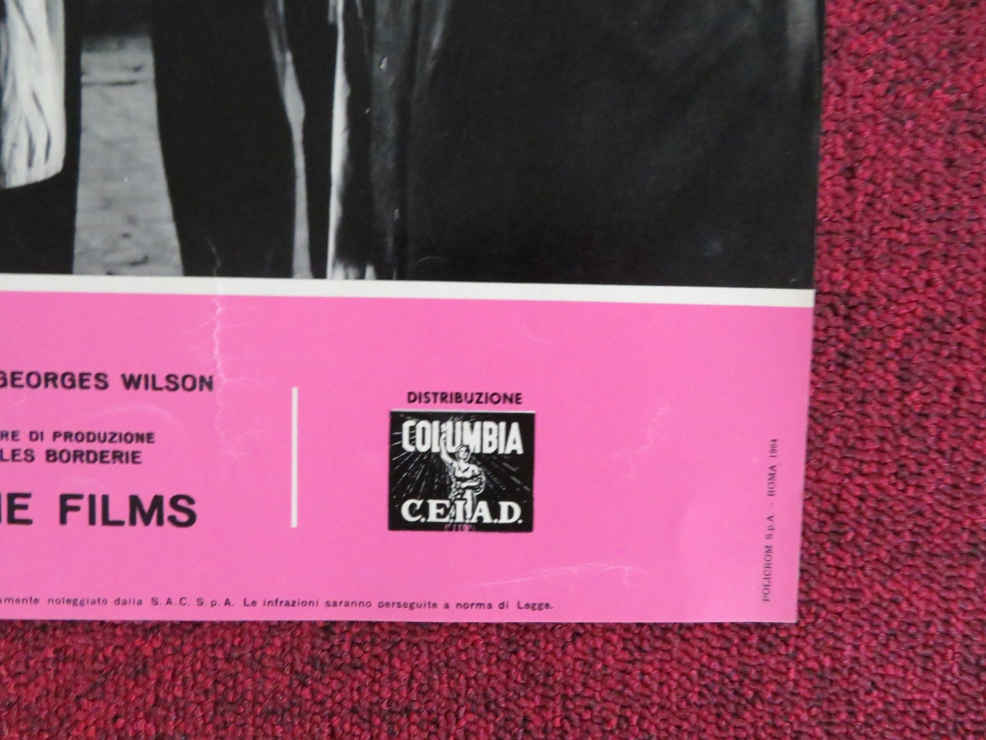 LA RAPINA DI MONTPARNASSE - D ITALIAN FOTOBUSTA POSTER FERNANDEL B. LAAGE 1964 Rendezvous Cinema Movie posters