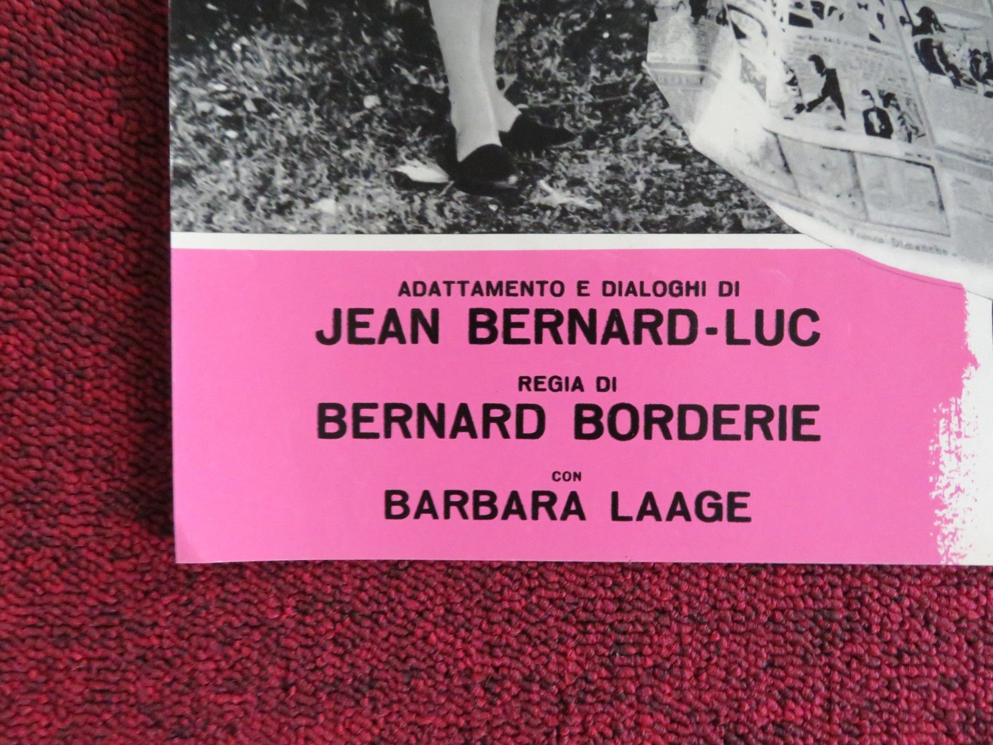 LA RAPINA DI MONTPARNASSE - D ITALIAN FOTOBUSTA POSTER FERNANDEL B. LAAGE 1964 Rendezvous Cinema Movie posters