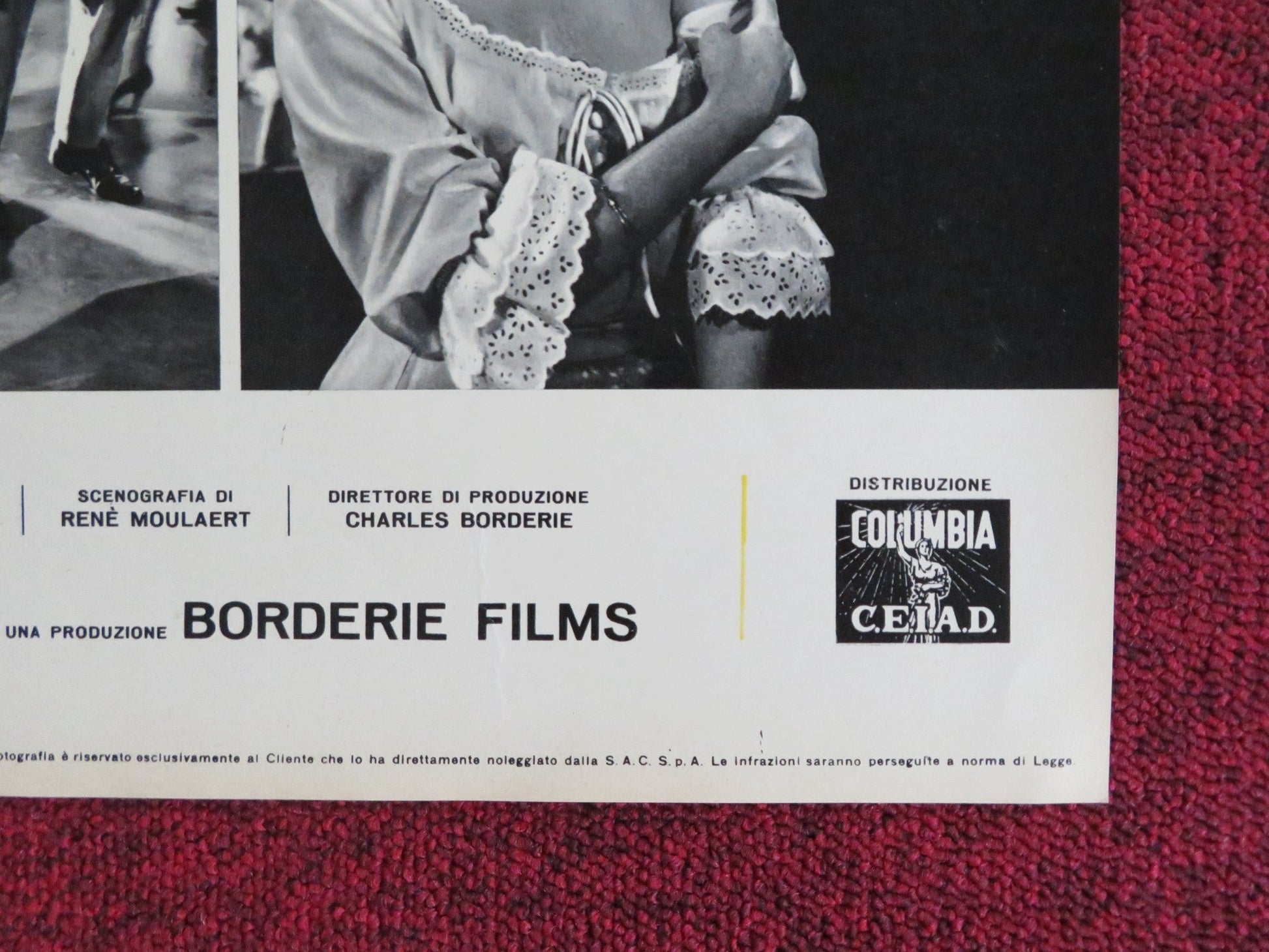 LA RAPINA DI MONTPARNASSE - E ITALIAN FOTOBUSTA POSTER FERNANDEL B. LAAGE 1964 Rendezvous Cinema Movie posters