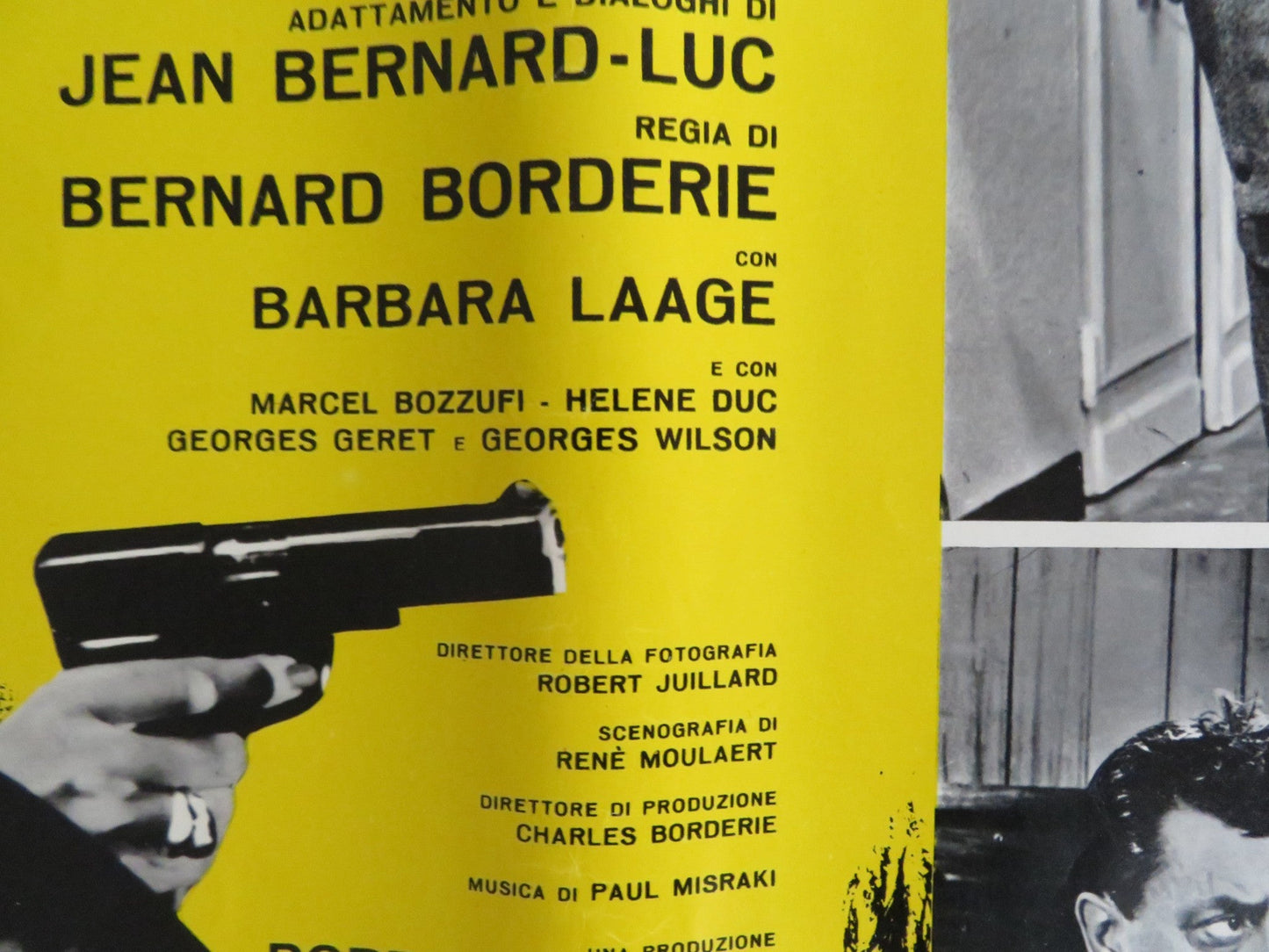 LA RAPINA DI MONTPARNASSE - G ITALIAN FOTOBUSTA POSTER FERNANDEL B. LAAGE 1964 Rendezvous Cinema Movie posters