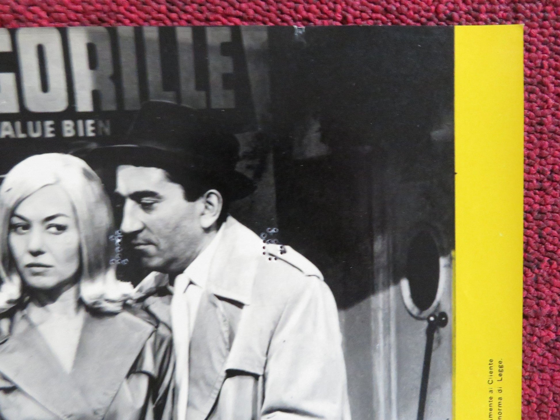 LA RAPINA DI MONTPARNASSE - G ITALIAN FOTOBUSTA POSTER FERNANDEL B. LAAGE 1964 Rendezvous Cinema Movie posters