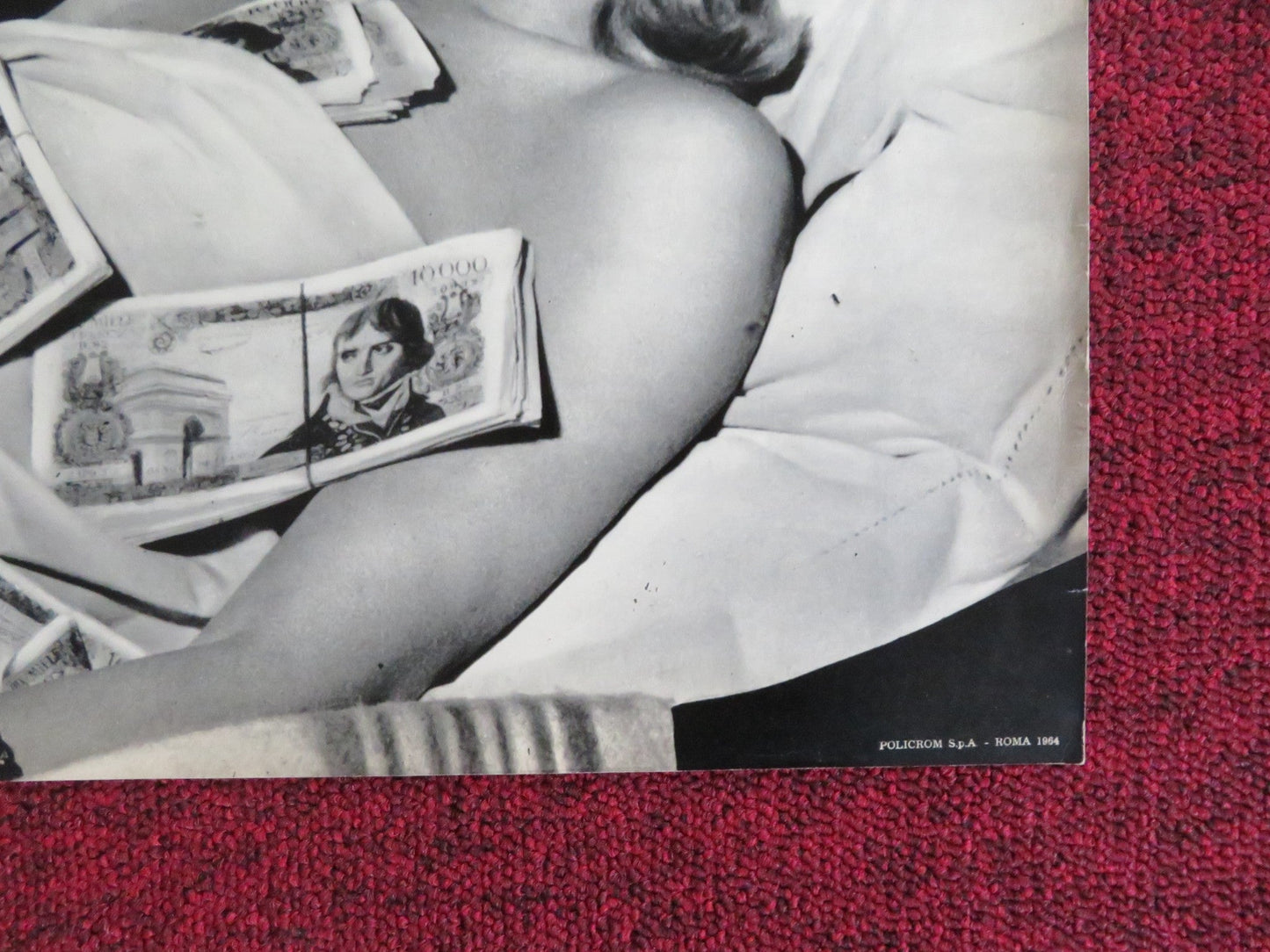 LA RAPINA DI MONTPARNASSE - H ITALIAN FOTOBUSTA POSTER FERNANDEL B. LAAGE 1964 Rendezvous Cinema Movie posters