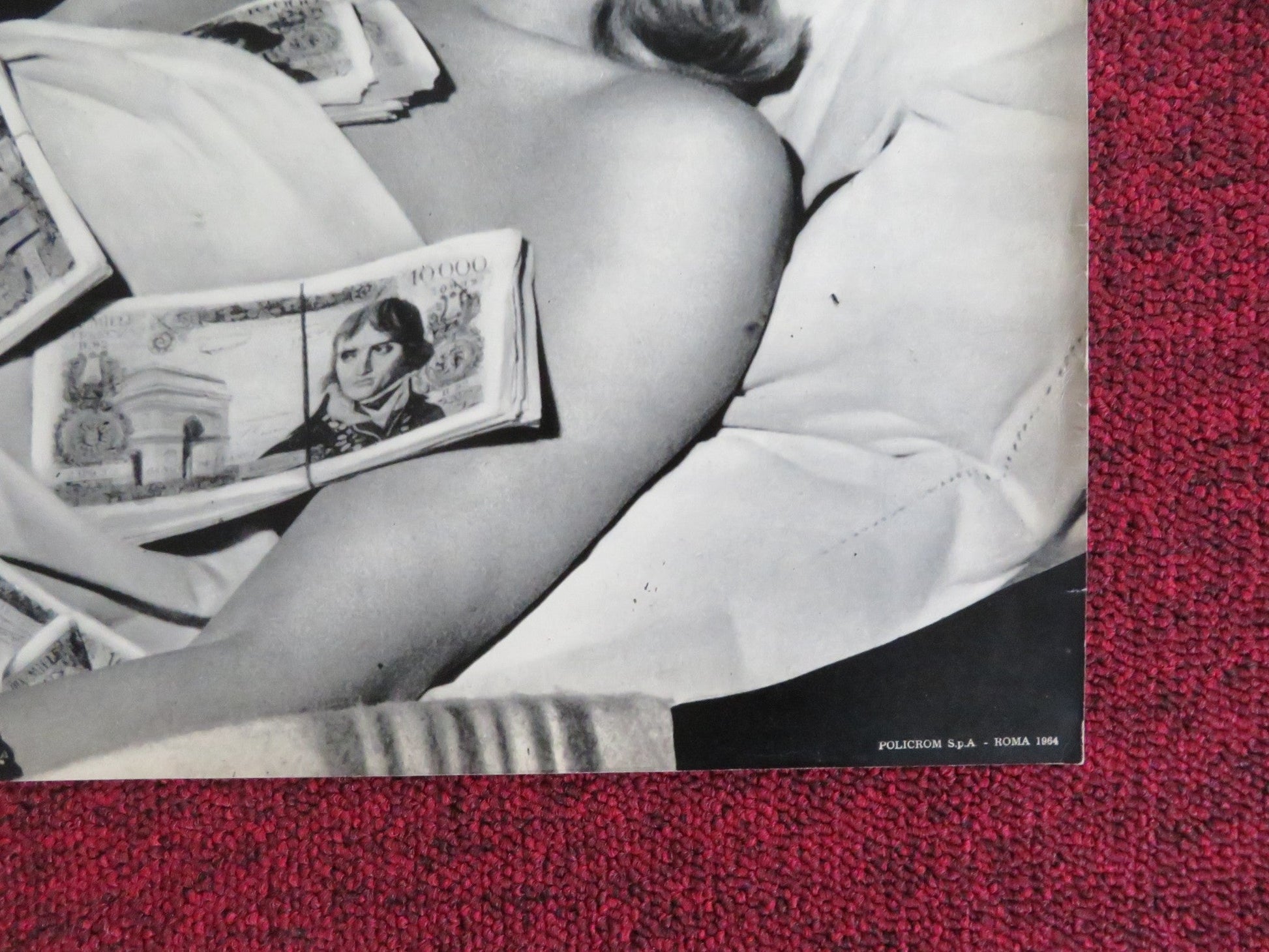 LA RAPINA DI MONTPARNASSE - H ITALIAN FOTOBUSTA POSTER FERNANDEL B. LAAGE 1964 Rendezvous Cinema Movie posters