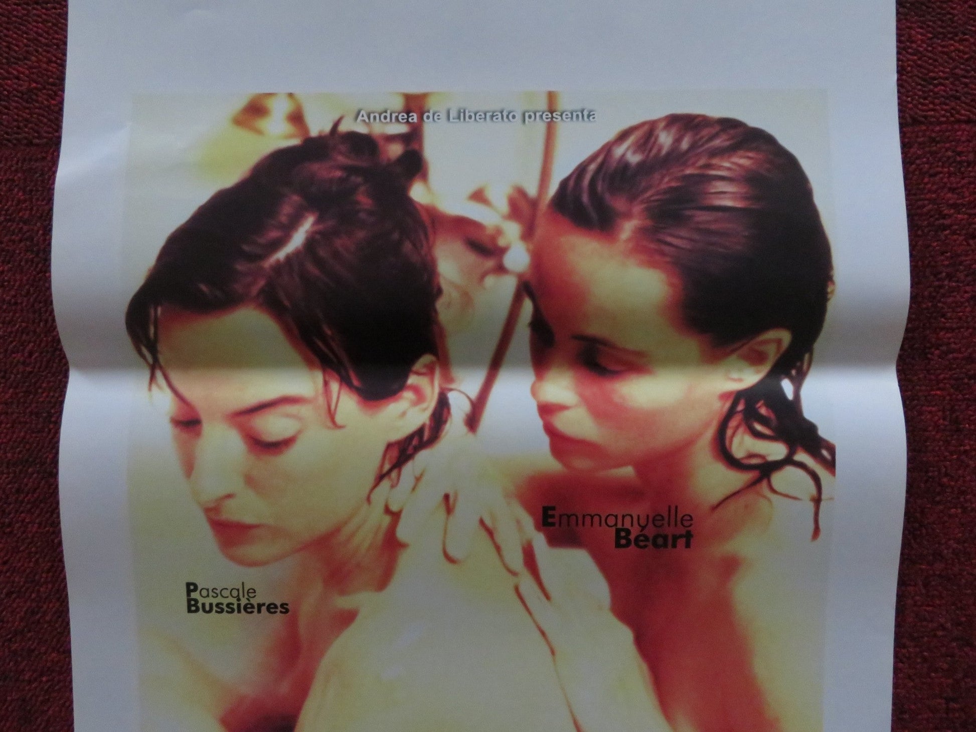 LA REPETITION ITALIAN LOCANDINA POSTER EMMANUELLE BEART PASCALE BUSSIERES 2001 Rendezvous Cinema Movie posters