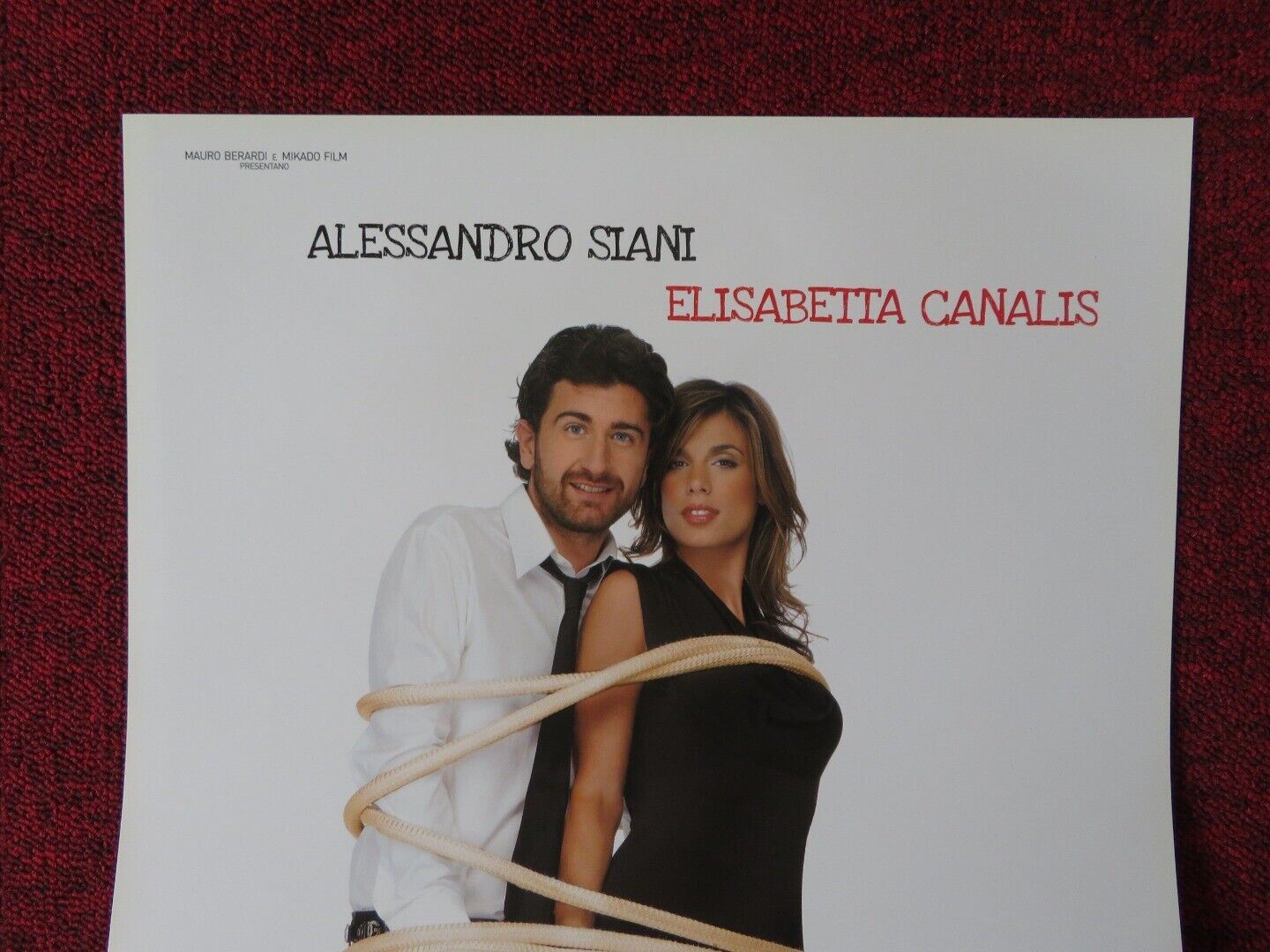 LA SECONDA NON SI VOLTA SCORDA MAI ITALIAN LOCANDINA (26.5"x12.5") POSTER 2008 Movie posters