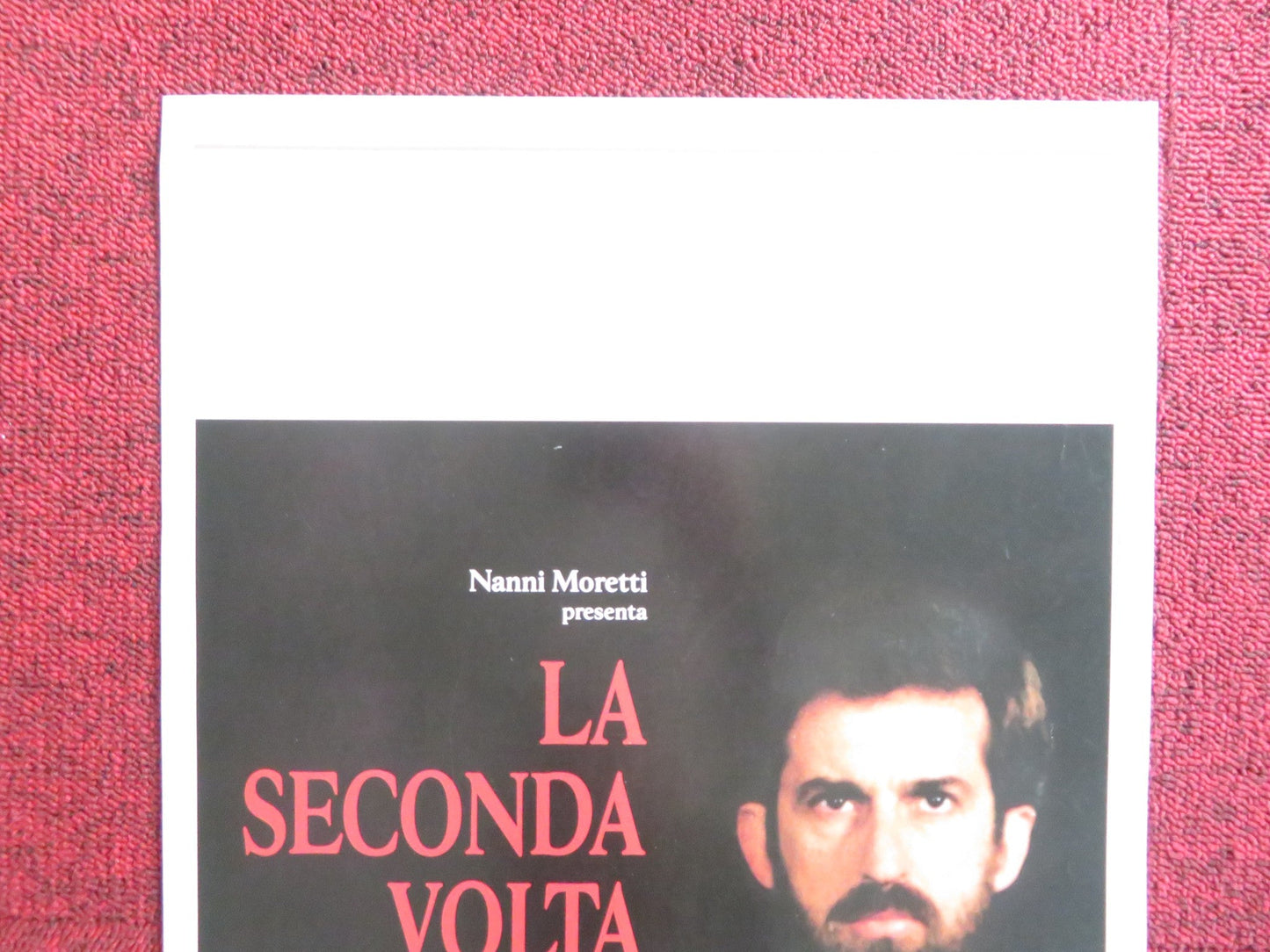 LA SECONDA VOLTA ITALIAN LOCANDINA POSTER NANNI MORETTI VALERIA TEDESCHI 1995 Rendezvous Cinema Movie posters