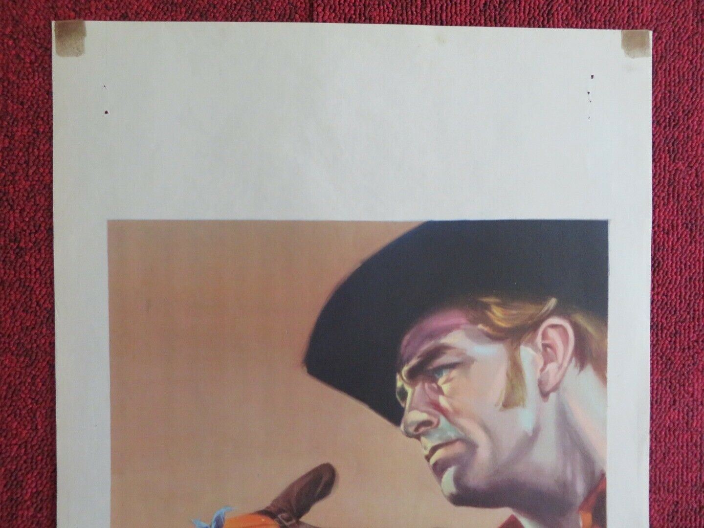 LA SFIDA DEI FUORILEGGE ITALIAN LOCANDINA (27.5"x12.5") POSTER BRIAN KEITH '57 Movie posters