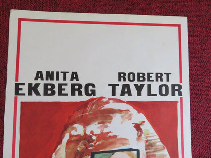 LA SFINGE D'ORO / The Glass Sphinx ITALIAN LOCANDINA (27.5"x13") POSTER 1967 Movie posters