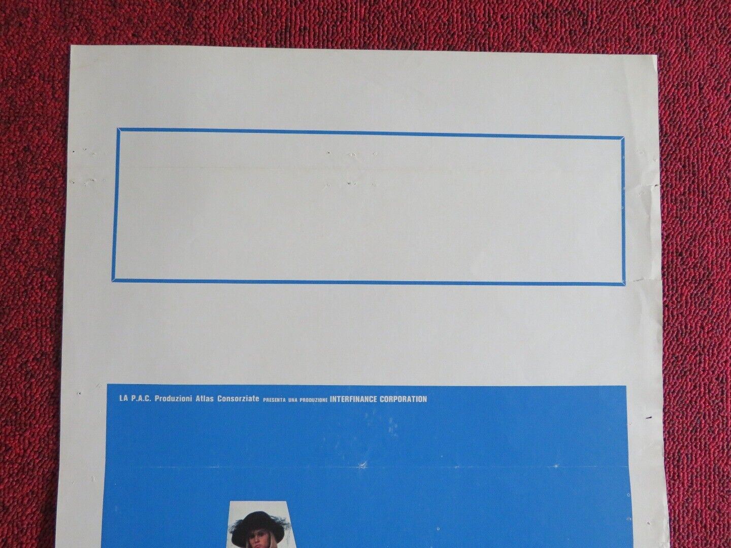 LA SIGMORA HA FATTO IL PIENO ITALIAN LOCANDINA (27.5"x13") POSTER 1977 Movie posters