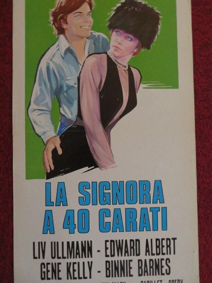 LA SIGNORA A 40 CARATI / 40 Carats ITALIAN LOCANDINA (27.5"x13") POSTER 1974 Movie posters