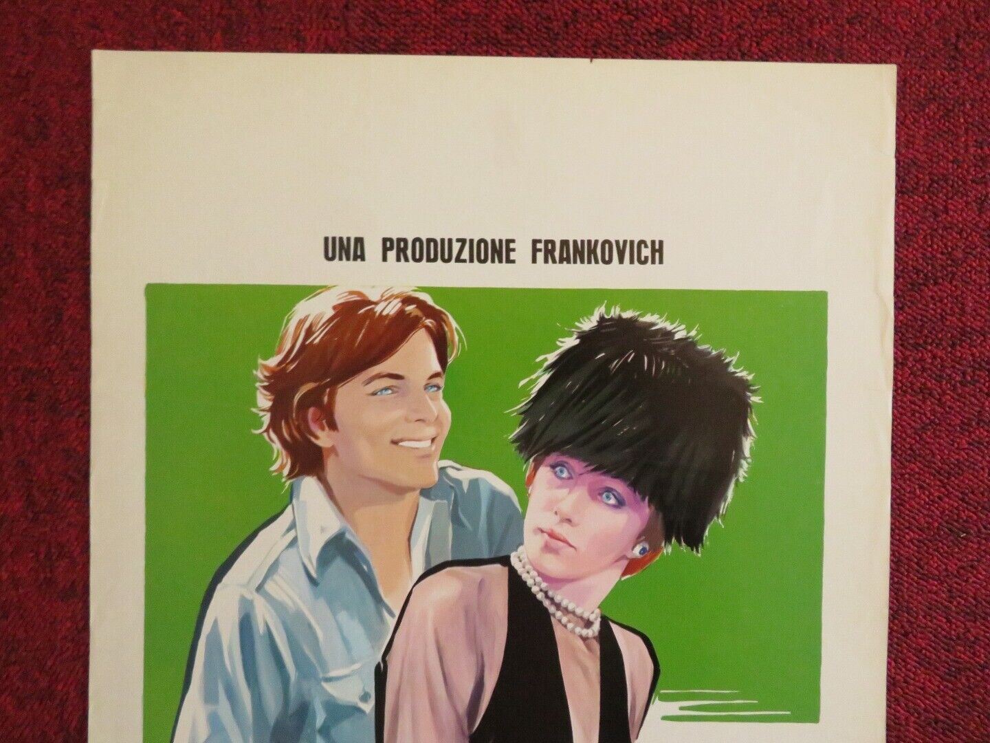 LA SIGNORA A 40 CARATI / 40 Carats ITALIAN LOCANDINA (27.5"x13") POSTER 1974 Movie posters