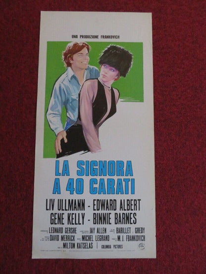 LA SIGNORA A 40 CARATI / 40 Carats ITALIAN LOCANDINA (27.5"x13") POSTER 1974 Movie posters