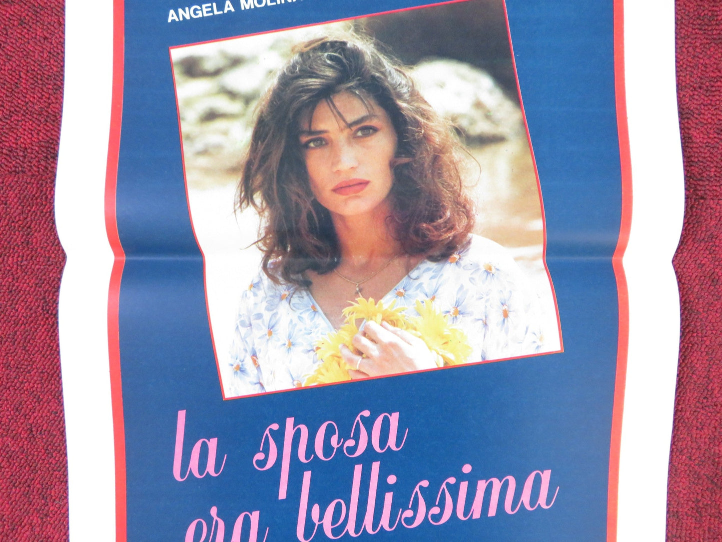 LA SPOSA ERA BELLISSIMA ITALIAN LOCANDINA POSTER ANGELA MOLINA M. GHINI 1986 Rendezvous Cinema Movie posters