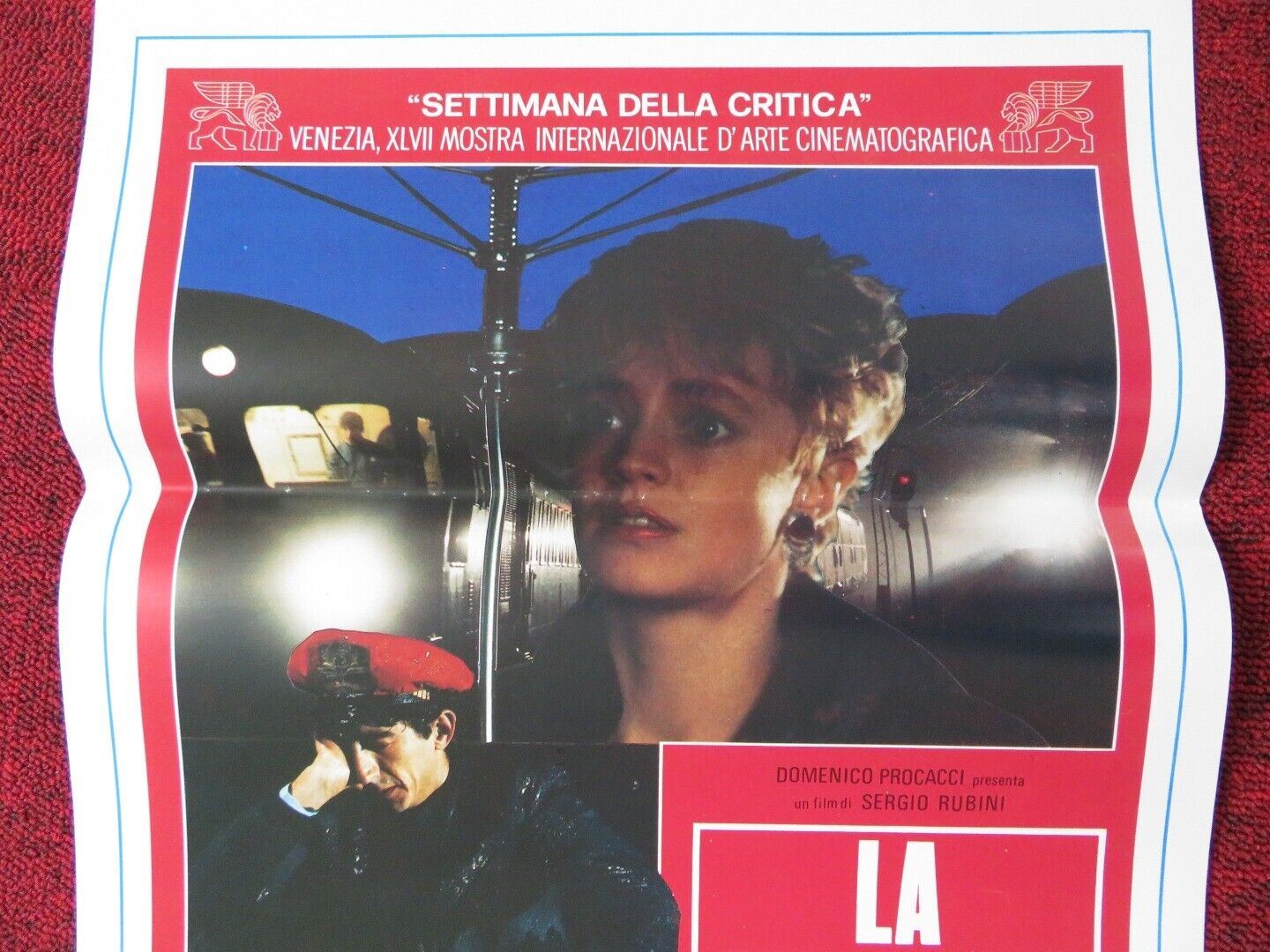 LA STAZIONE / THE STATION ITALIAN LOCANDINA (27.5"x13") POSTER SERGIO RUBINI '90 Movie posters