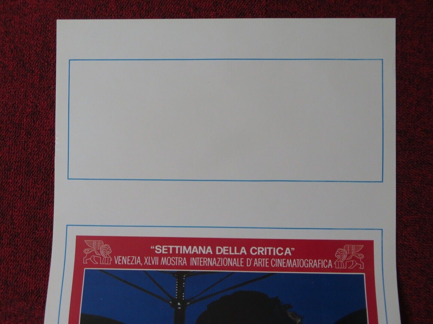 LA STAZIONE / THE STATION ITALIAN LOCANDINA (27.5"x13") POSTER SERGIO RUBINI '90 Movie posters