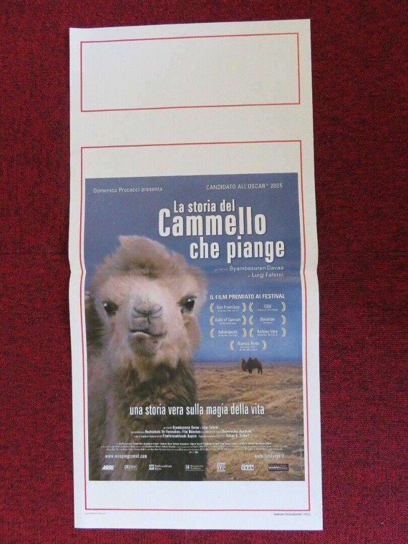 LA STORIA DEL CAMMELLO CHE PIANGE ITALIAN LOCANDINA (27.5"x13") POSTER 2003 - Rendezvous Cinema