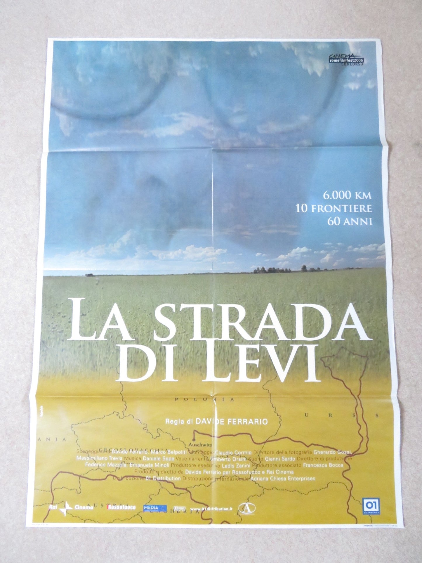 LA STRADA DI LEVI ITALIAN 2 FOGLIO POSTER UMBERTO ORSINI MARIO RIGONI STERN 2006 Rendezvous Cinema Movie posters