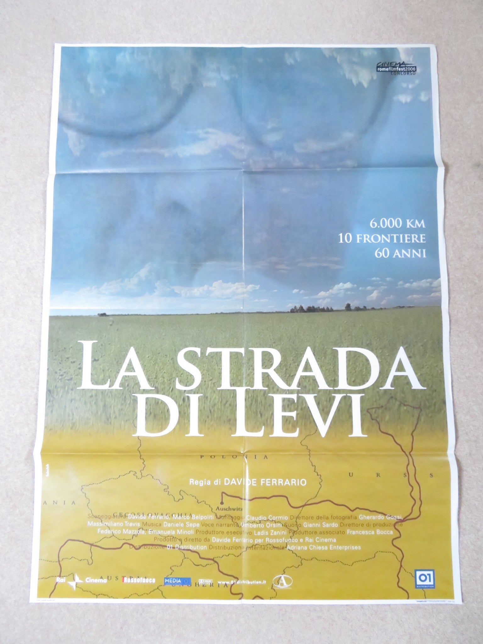 LA STRADA DI LEVI ITALIAN 2 FOGLIO POSTER UMBERTO ORSINI MARIO RIGONI STERN 2006 Rendezvous Cinema Movie posters