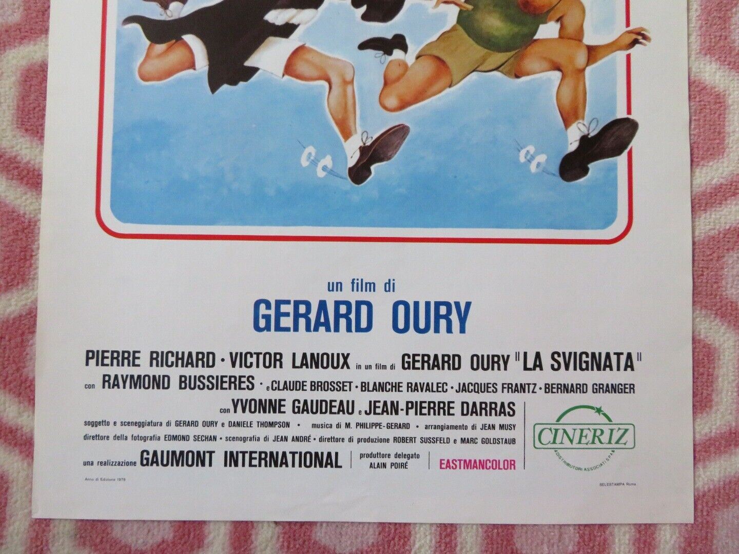 LA SVIGNATA / The Escape ITALIAN LOCANDINA (27.5"x13") POSTER 1978 Movie posters