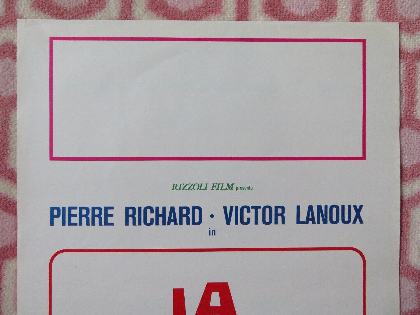 LA SVIGNATA / The Escape ITALIAN LOCANDINA (27.5"x13") POSTER 1978 Movie posters