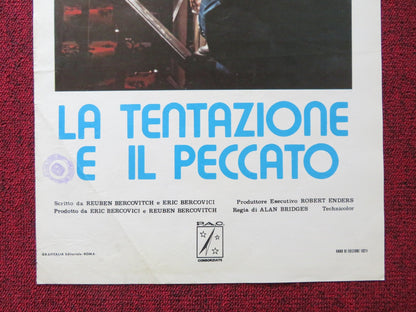 LA TENTAZIONE E IL PECCATO ITALIAN LOCANDINA POSTER VANESSA REDGRAVE 1975 Rendezvous Cinema Movie posters