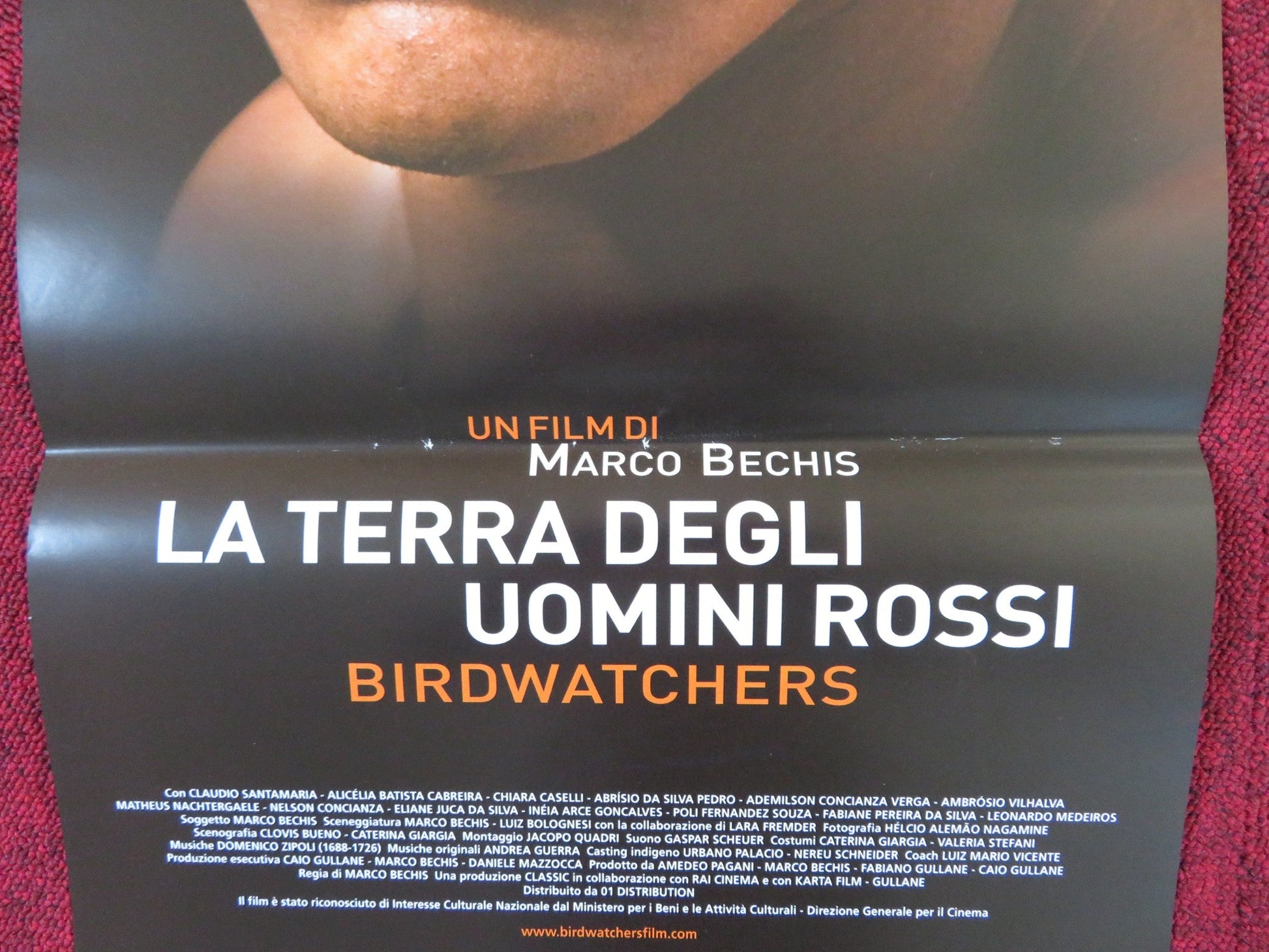 LA TERRA DEGLI UOMINI ROSSI ITALIAN LOCANDINA POSTER CLAUDIO SANTAMARIA 2008 Rendezvous Cinema Movie posters