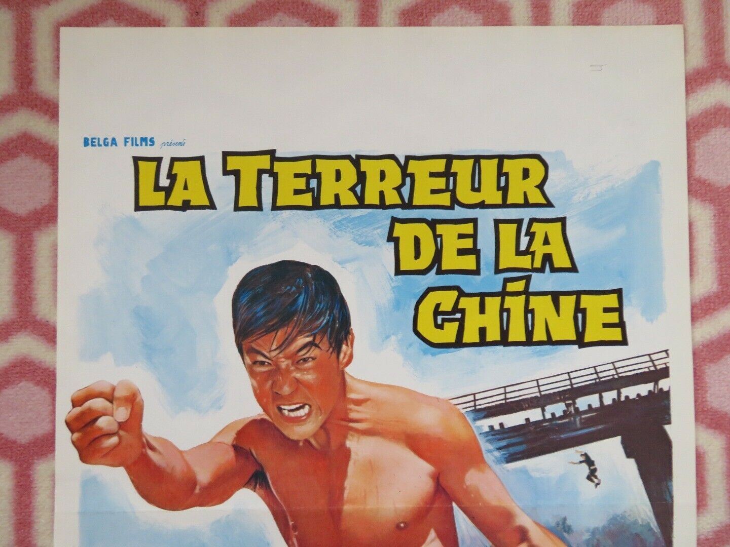 LA TERREUR DE LA CHINE / Wang Yu, King of Boxers BELGIUM (21.5"x14") POSTER 1972 - Rendezvous Cinema
