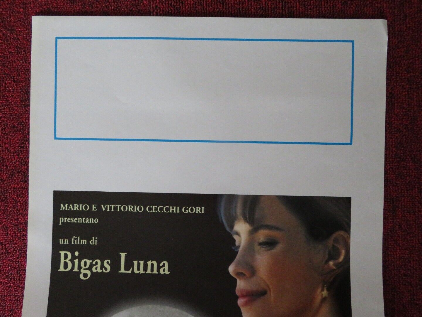 LA TETA Y LA LUNA ITALIAN LOCANDINA (27.5"x13") POSTER BIEL DURAN MATHILDA MAY - Rendezvous Cinema