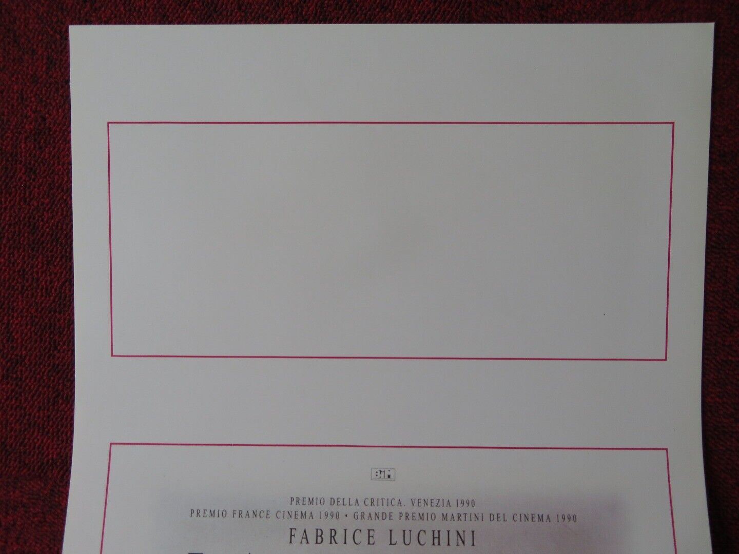 LA TIMIDA ITALIAN LOCANDINA (27.5"x13") POSTER CHRISTIAN VINCENT 1990 Movie posters