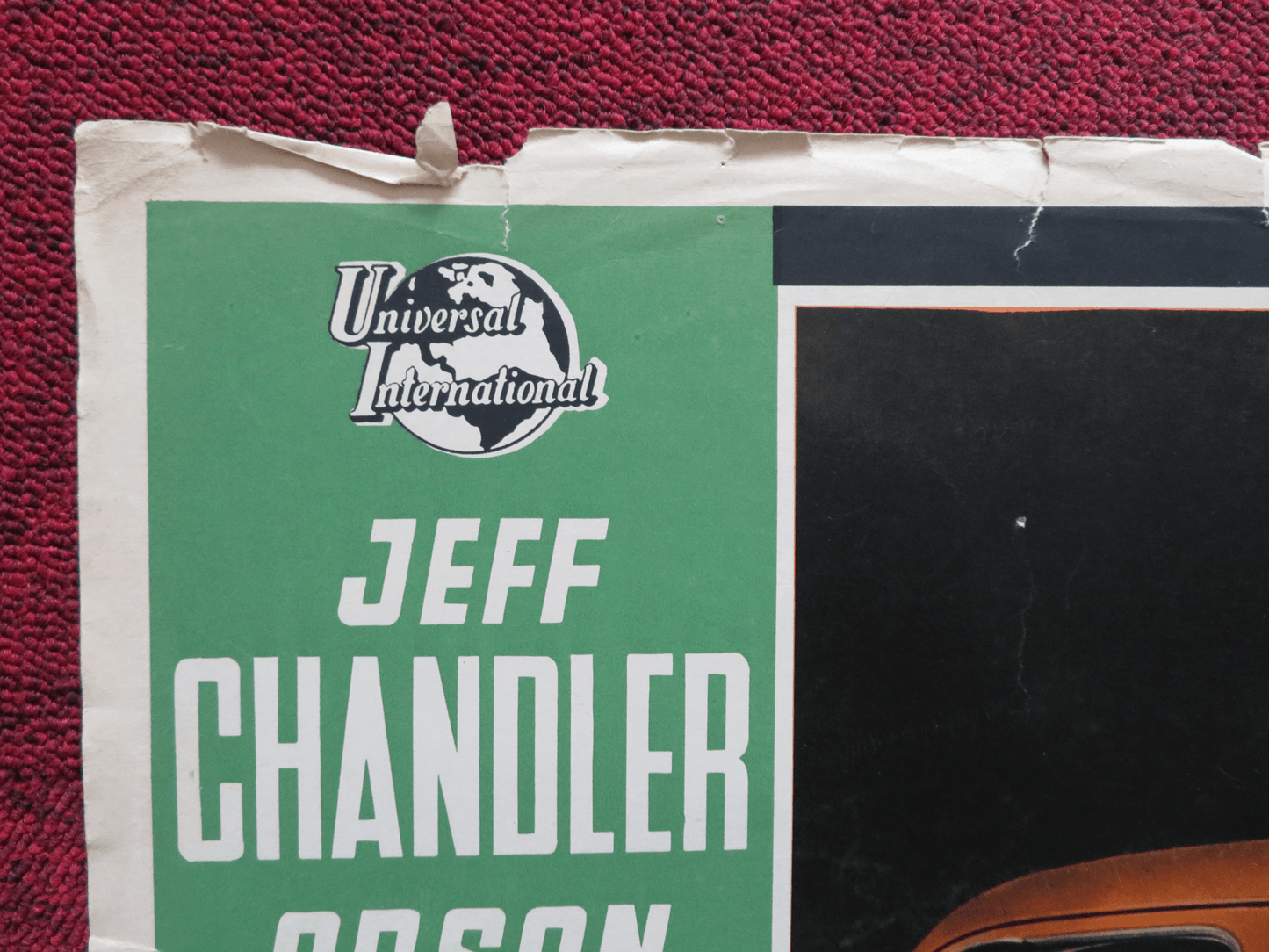 LA TRAGEDIA DEL RIO GRANDE ITALIAN FOTOBUSTA POSTER J. CHANDLER ORSON WELLES '57 Rendezvous Cinema Movie posters