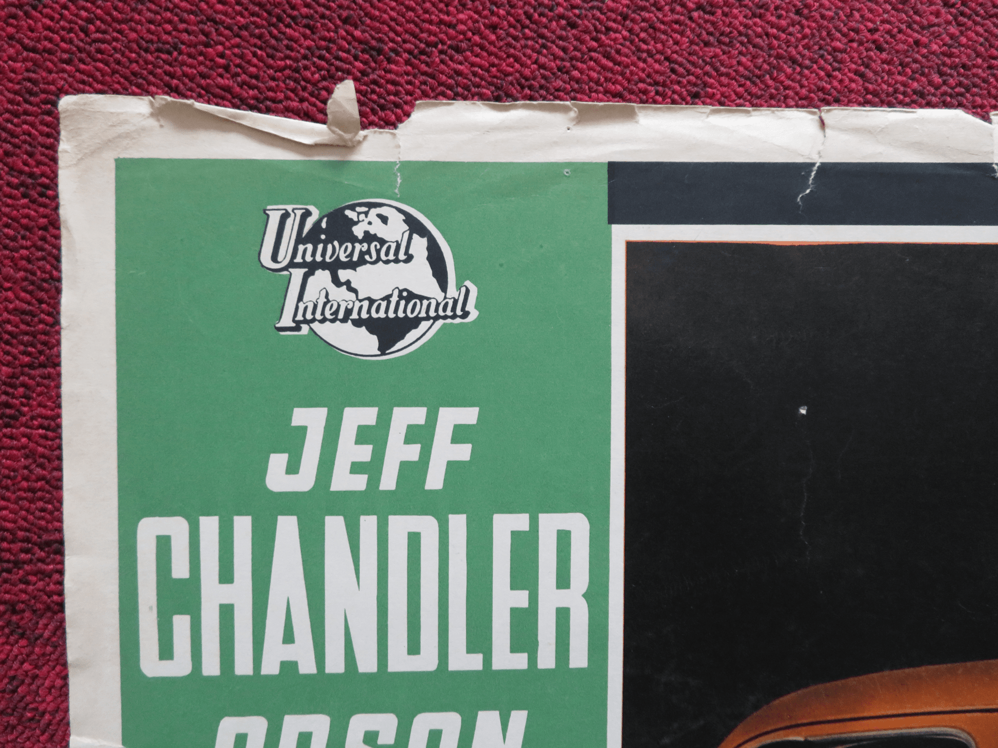 LA TRAGEDIA DEL RIO GRANDE ITALIAN FOTOBUSTA POSTER J. CHANDLER ORSON WELLES '57 Rendezvous Cinema Movie posters