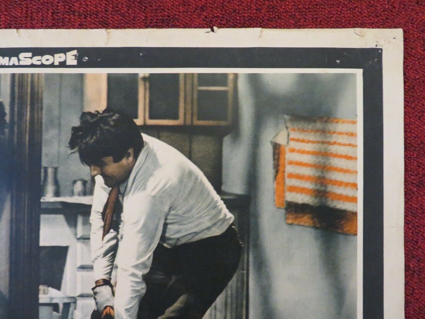 LA TRAGEDIA DEL RIO GRANDE / MAN IN THE SHADOW - A ITALIAN FOTOBUSTA POSTER 1957 Movie posters