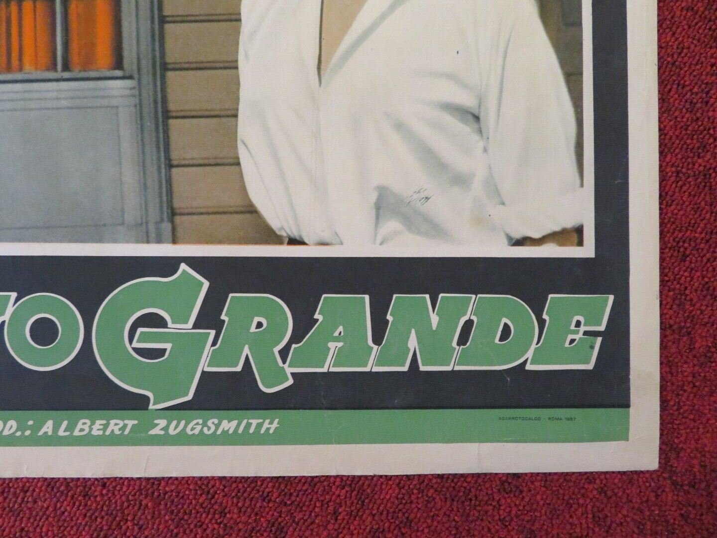 LA TRAGEDIA DEL RIO GRANDE / MAN IN THE SHADOW - B ITALIAN FOTOBUSTA POSTER 1957 Movie posters