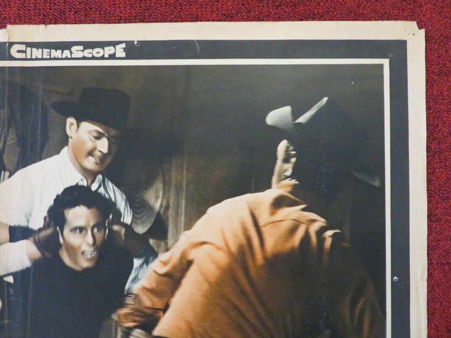 LA TRAGEDIA DEL RIO GRANDE / MAN IN THE SHADOW - C ITALIAN FOTOBUSTA POSTER 1957 Movie posters