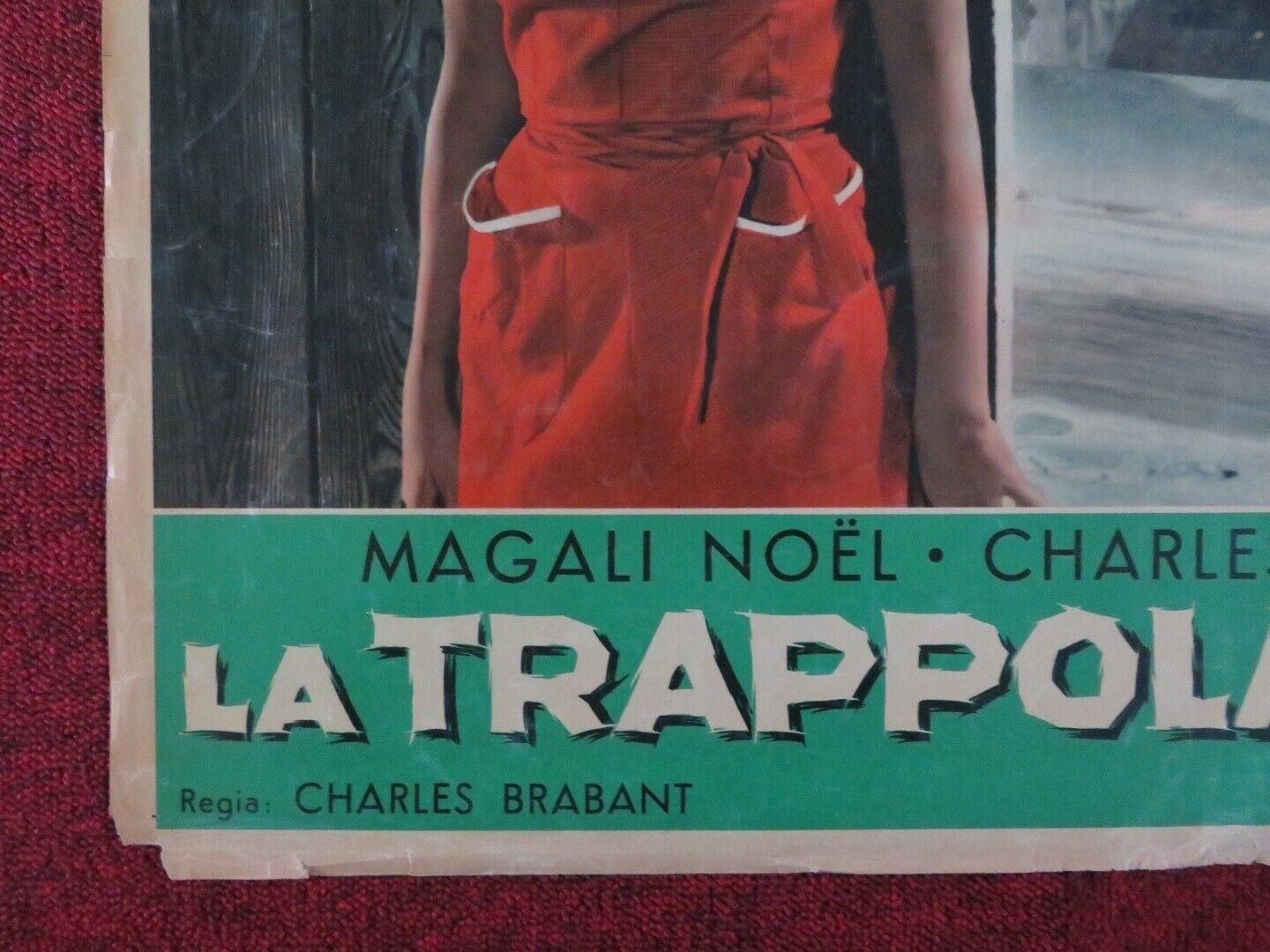LA TRAPPOLA SI CHIUDE / NO ESCAPE ITALIAN FOTOBUSTA POSTER RAF VALLONE 1958 - Rendezvous Cinema