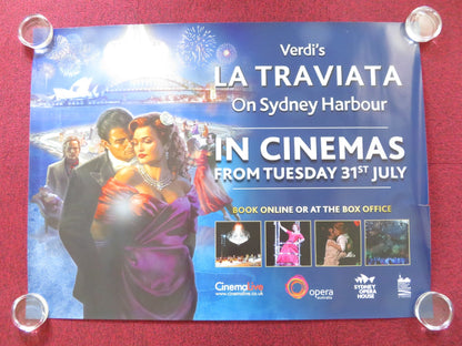 LA TRAVIATA ON SYDNEY HARBOUR UK QUAD ROLLED POSTER EMMA MATTHEWS 2012 Rendezvous Cinema Movie posters