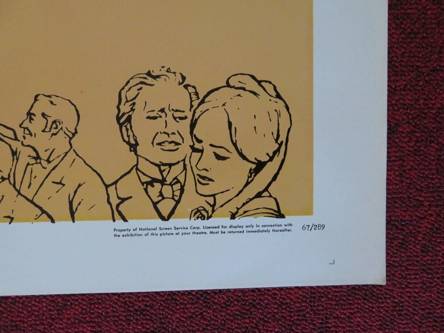 LA TRAVIATA ONE FOLDED US ONE SHEET POSTER ANNA MOFFO GINO BECHI 1967 Movie posters