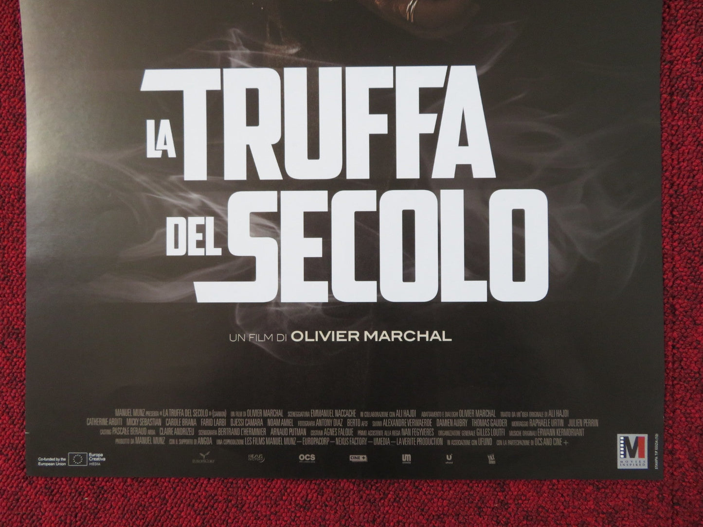 LA TRUFFA DEL SECOLO ITALIAN LOCANDINA POSTER BENOIT MAGIMEL GRINGE 2017 Rendezvous Cinema Movie posters
