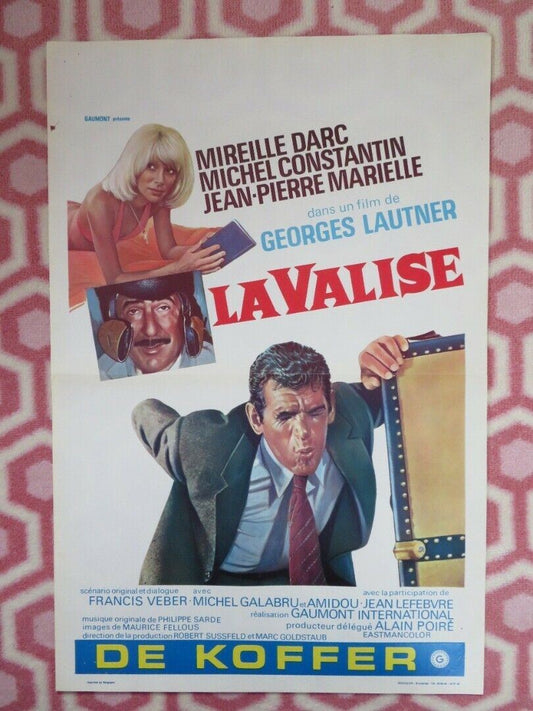 LA VALISE / Man in the Trunk BELGIUM (21.5"x14.5") POSTER MIREILLE DARC 1973 - Rendezvous Cinema