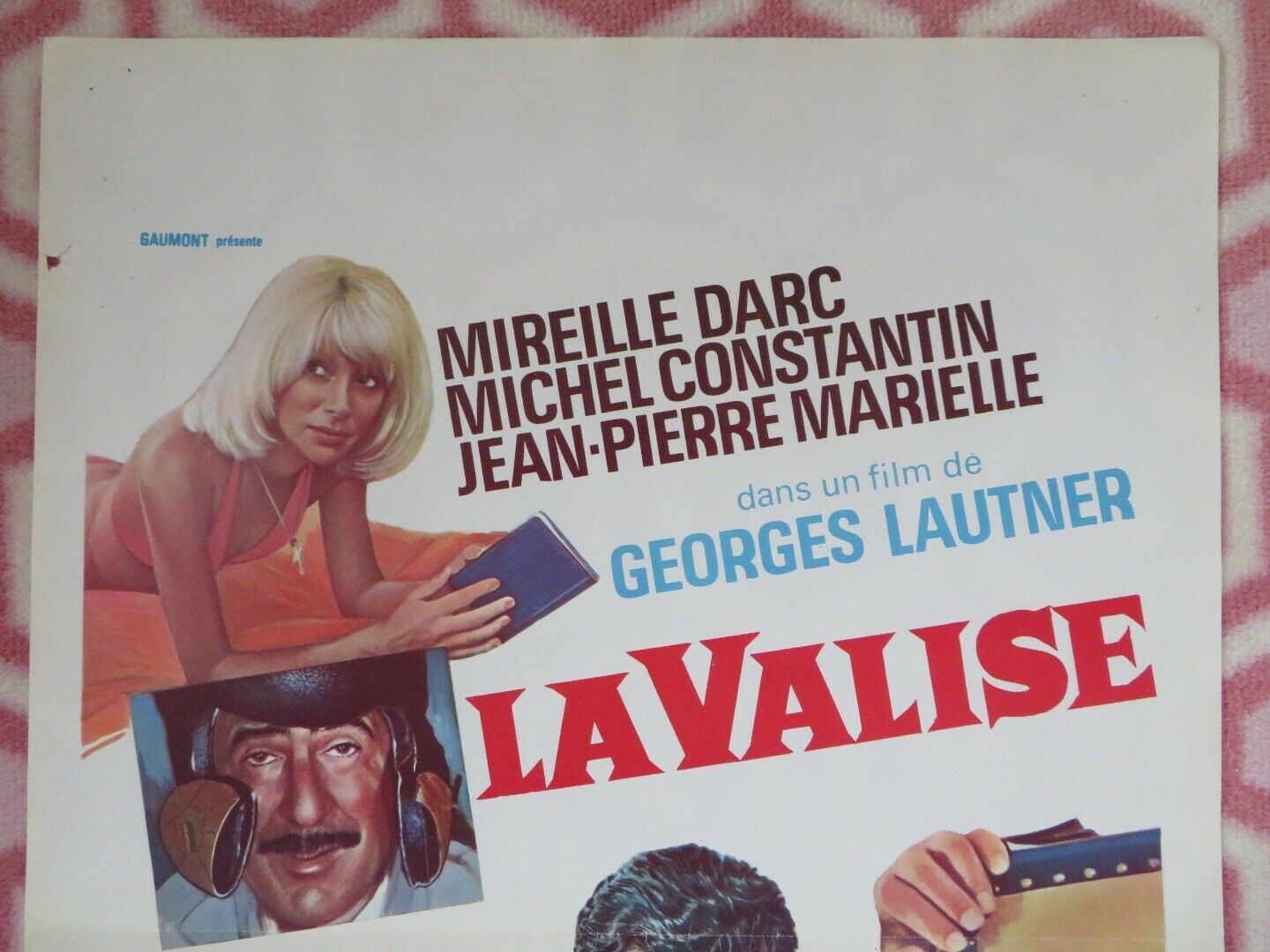 LA VALISE / Man in the Trunk BELGIUM (21.5"x14.5") POSTER MIREILLE DARC 1973 - Rendezvous Cinema