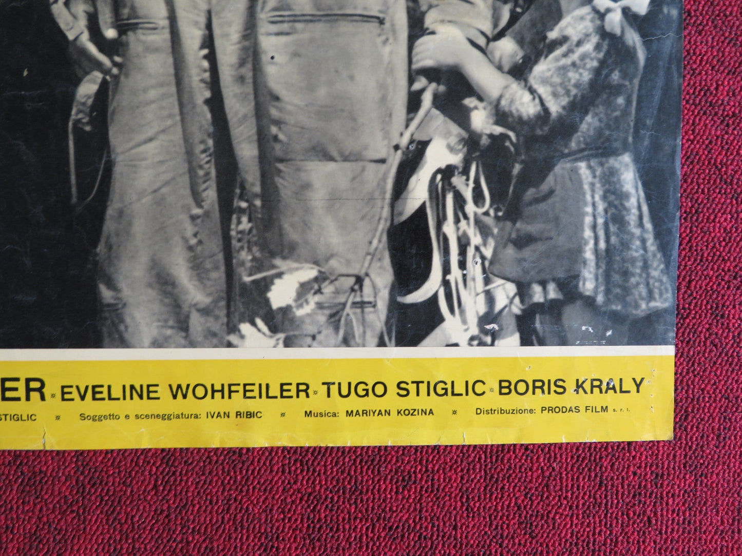 LA VALLE DELLA PACE / VALLEY OF PEACE - A ITALIAN FOTOBUSTA POSTER 1956 Rendezvous Cinema Movie posters