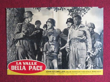LA VALLE DELLA PACE / VALLEY OF PEACE - A ITALIAN FOTOBUSTA POSTER 1956 Rendezvous Cinema Movie posters