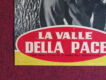 LA VALLE DELLA PACE / VALLEY OF PEACE - A ITALIAN FOTOBUSTA POSTER 1956 Rendezvous Cinema Movie posters