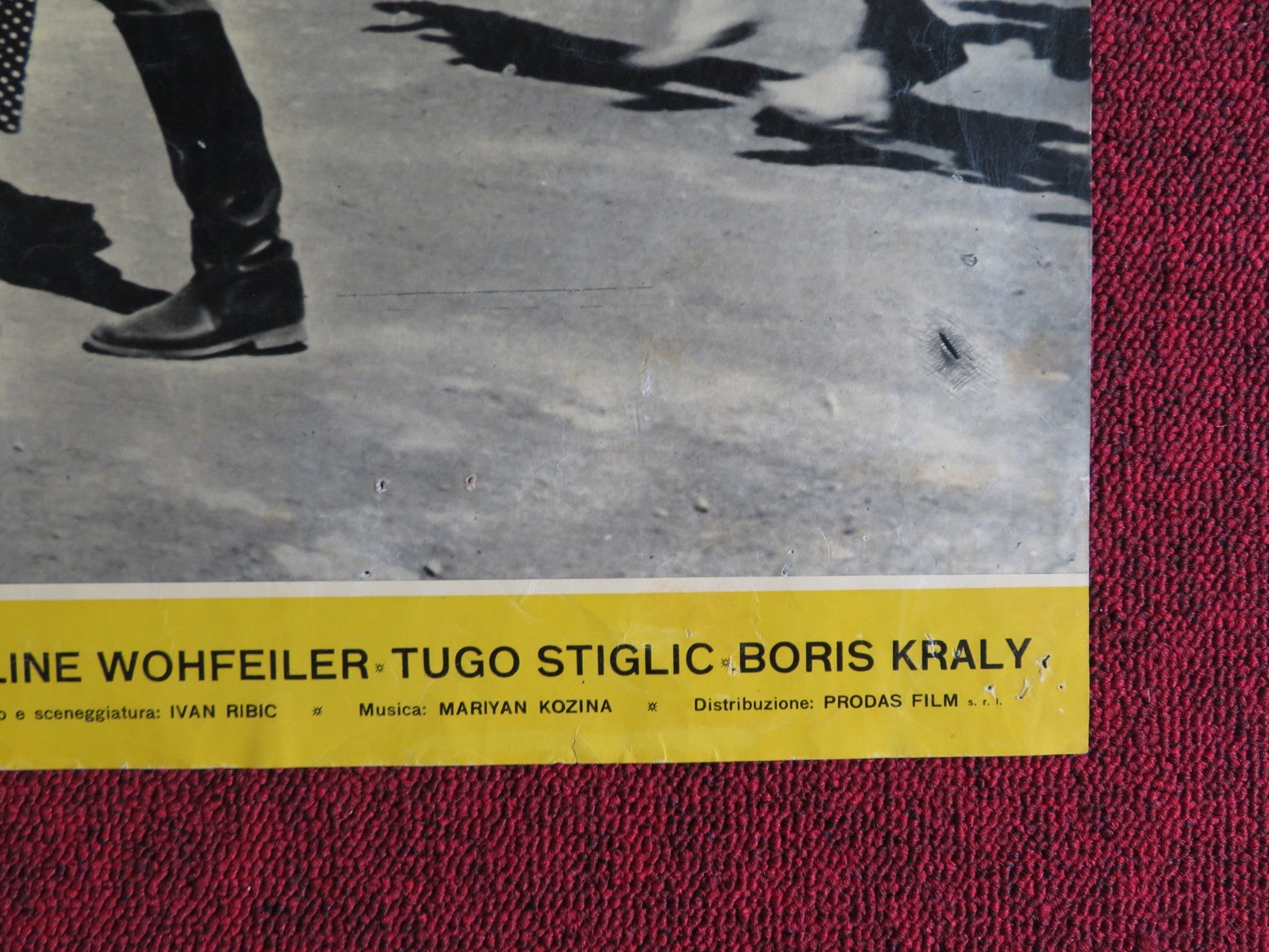 LA VALLE DELLA PACE / VALLEY OF PEACE - B ITALIAN FOTOBUSTA POSTER 1956 Rendezvous Cinema Movie posters