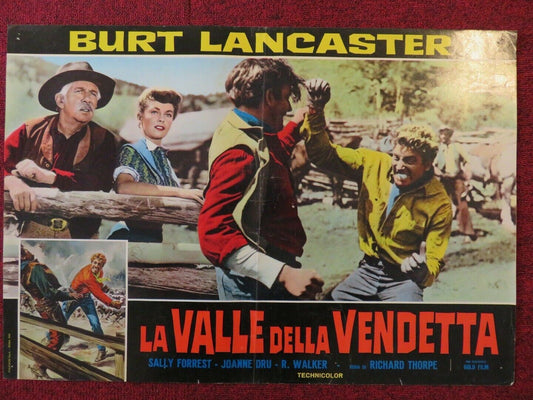 LA VALLE DELLA VENETTA / VENGEANCE VALLEY ITALIAN FOTOBUSTA POSTER LANCASTER - Rendezvous Cinema